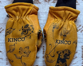 Manoplas Kincos personalizadas para mujer, talla mediana - Listas para enviar - Selladas para nieve