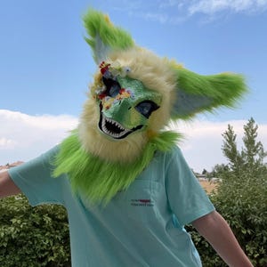 Raptor Mask - Head only- ready to ship - read description