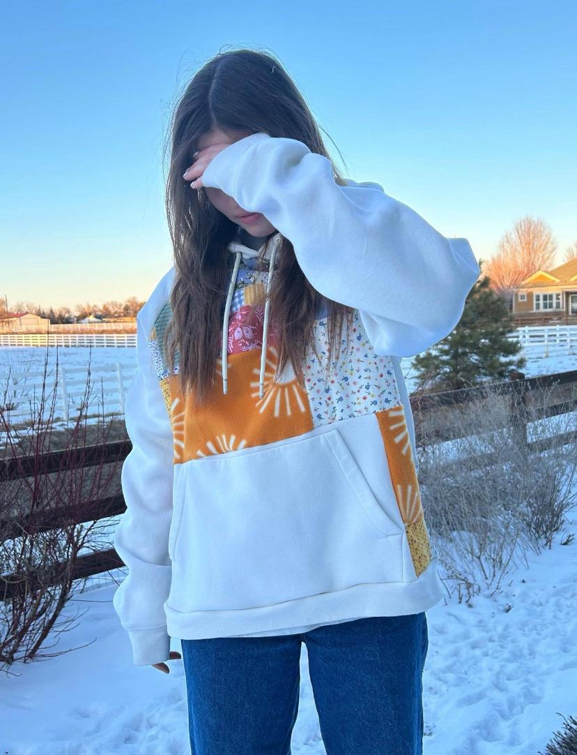 Patchwork Hoodie - Upcycled Hoodie - M/L - Etsy