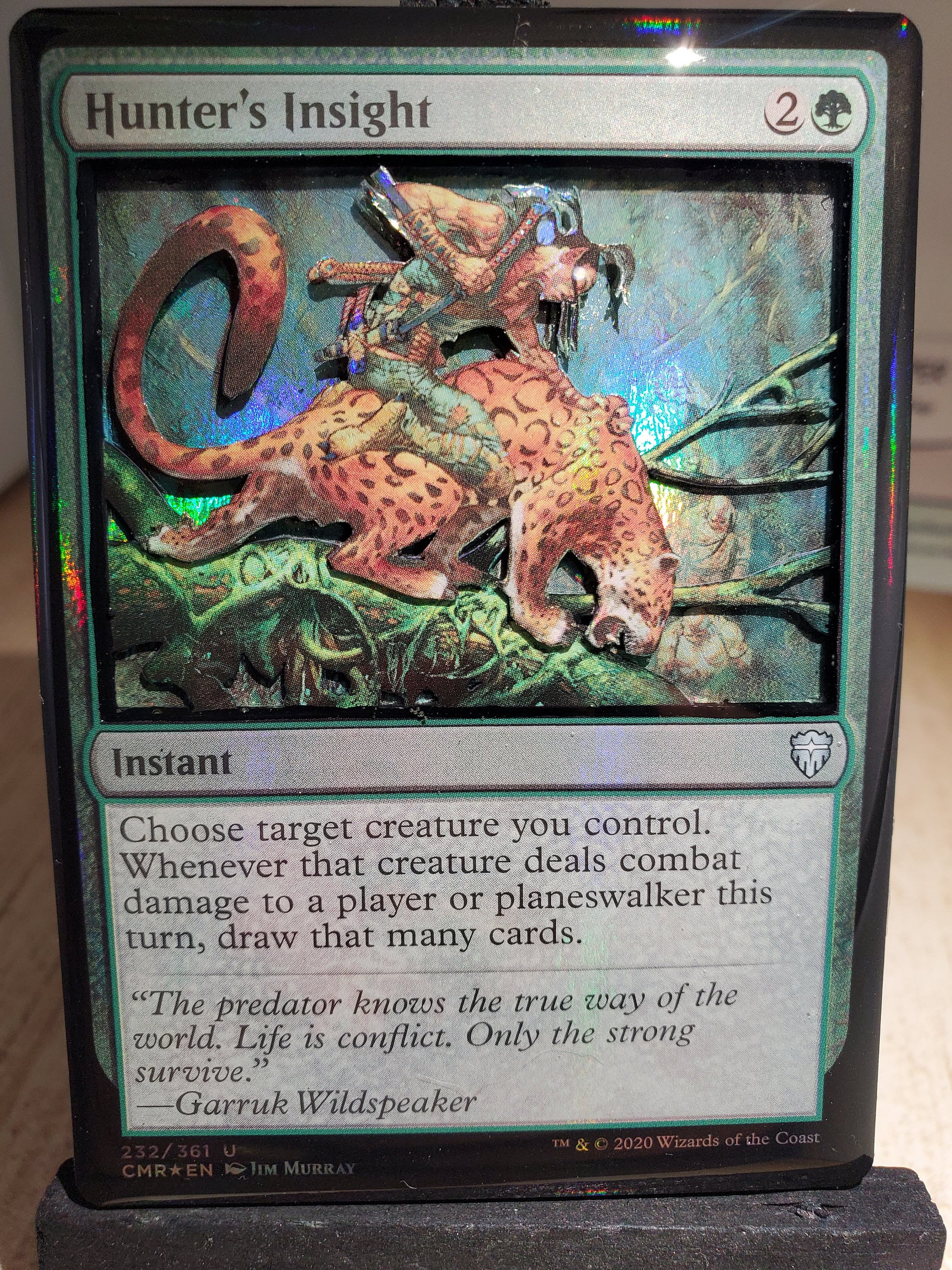 MTG 3D Alter Magic the Gathering Card Art Hunter's Insight - Etsy MTG 3D Alter Magic the Gathering Card Art Hunter's Insight - Etsy