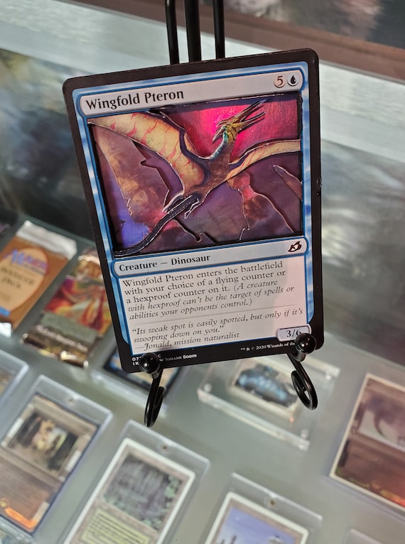 MTG Alter 3D Card Wingfold Pteron Ikoria Set Collectible