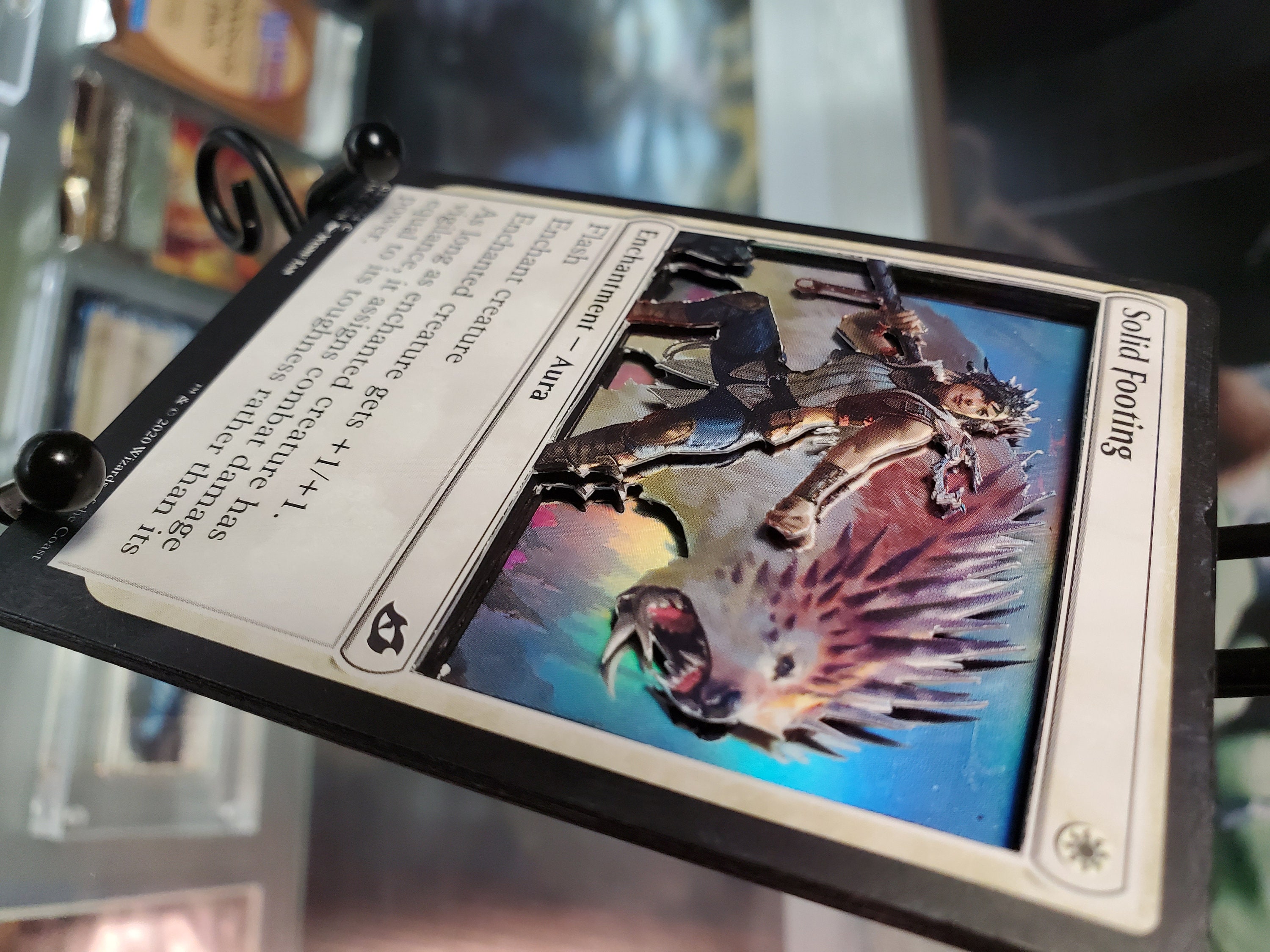 MTG Alter 3D Card Solid Footing Ikoria Set Collectible Magic the