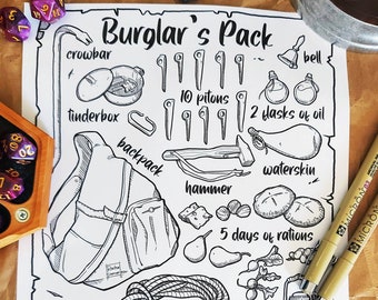 Burglar S Pack Etsy Burglar S Pack Etsy