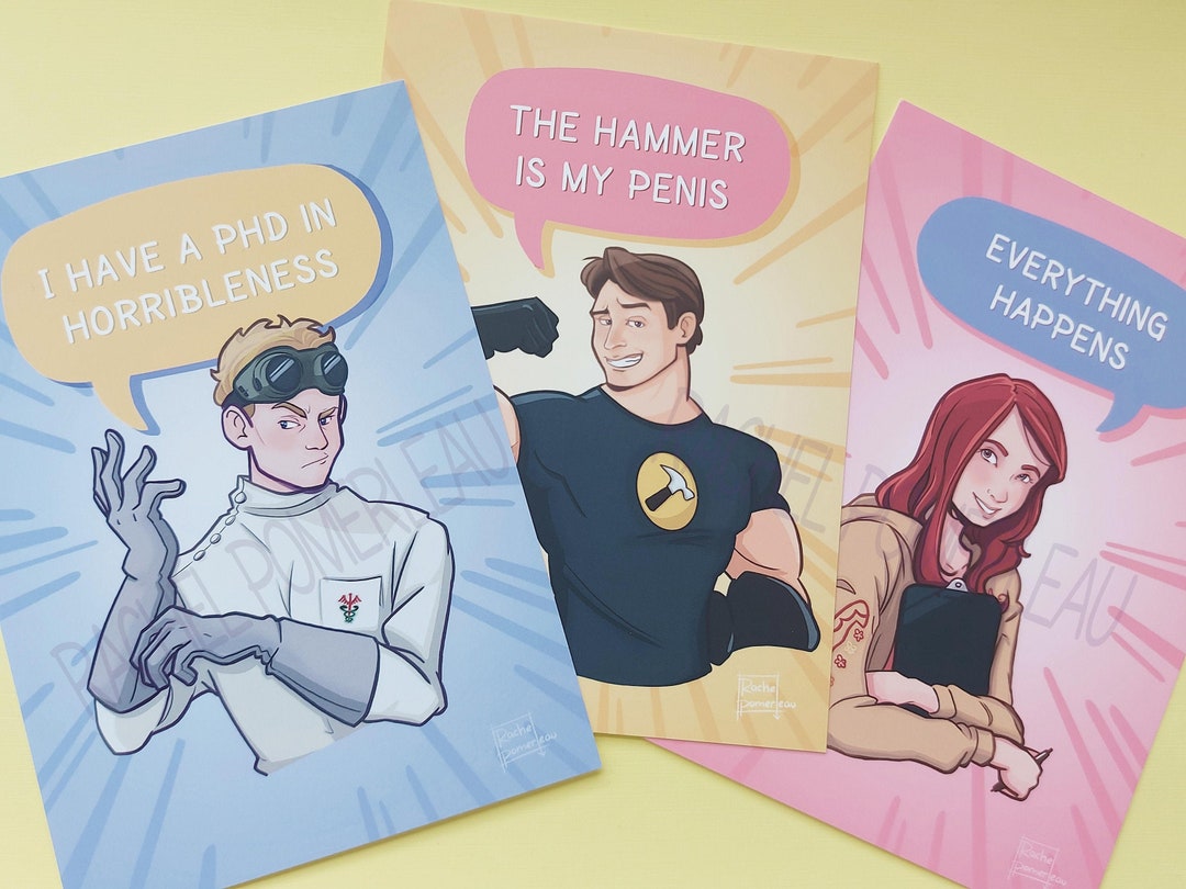 Dr. Horrible's Singalong Blog Postcard Art Prints Dr. Horrible, Penny