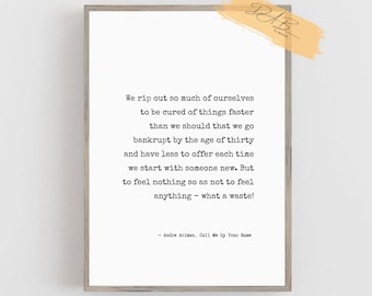 Call Me By Your Name Quotes Etsy