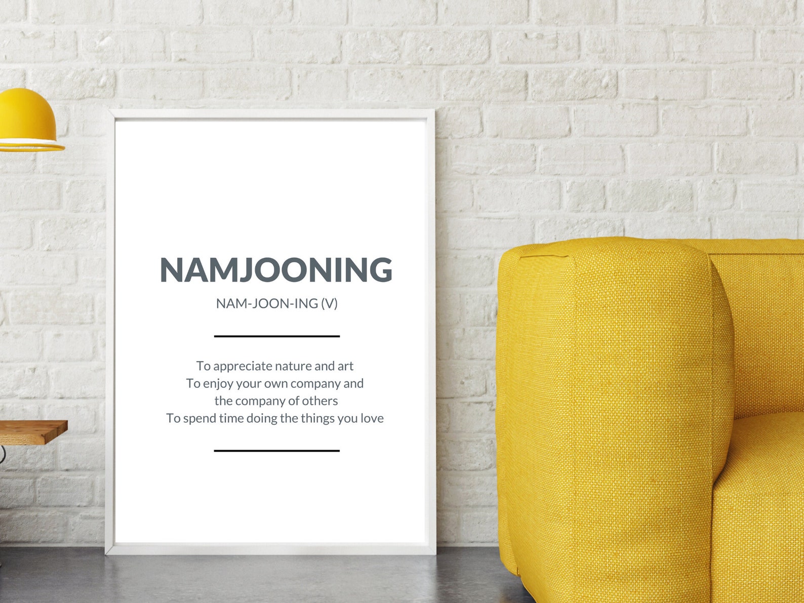 Namjooning Print Digital Download BTS Kim Namjoon Poster | Etsy