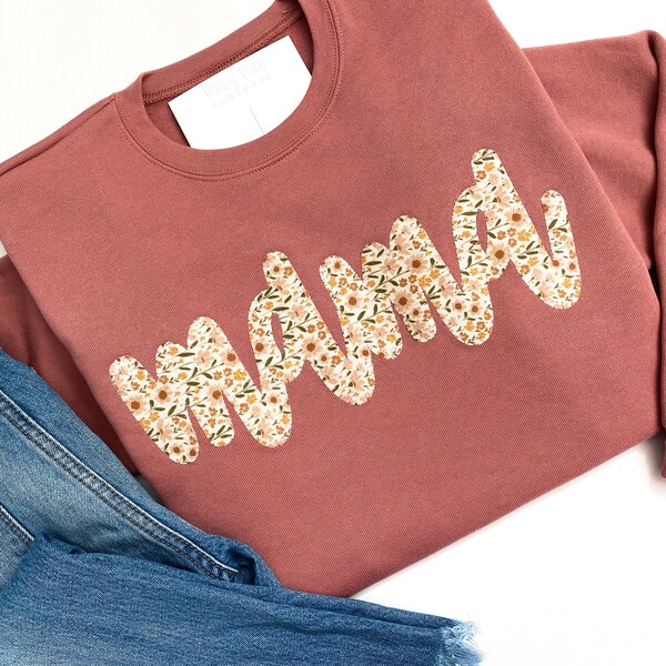 Applique Sweatshirt Etsy