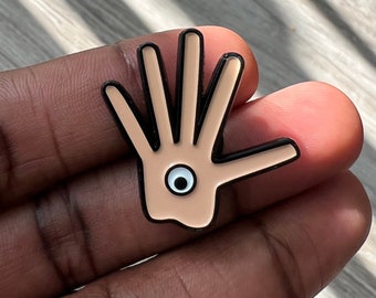 Sausage Hands Pin from Everything Everywhere All at Once Movie Enamel Pin and Stickers