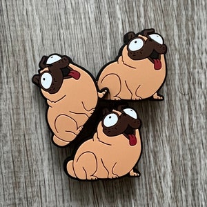 Monchie Dog clog charm. Dog Clog charm