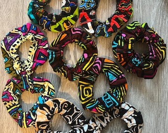 African Print Scrunchies ( MADE IN GHANA)