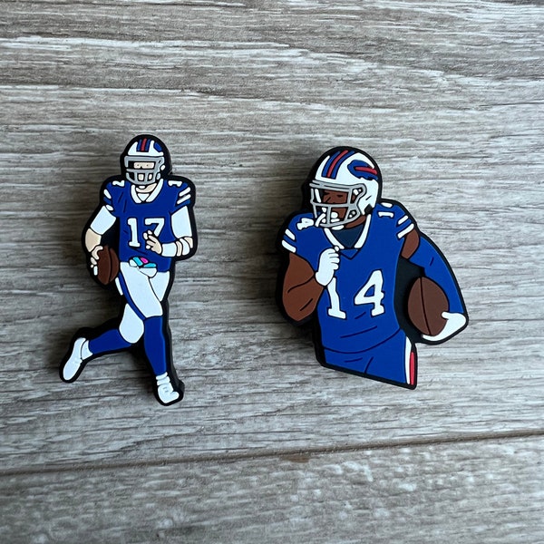 Josh Allen and Stefon Diggs Clog Charms - Limited Edition