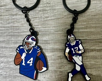 Bills Mafia keychains Stefon Diggs , Josh Allen Buffalo Bills