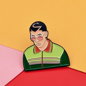 Bad Bunny Emaille Sticker YHLQMDLG | El último tour del mundo | Las que no iban a salir