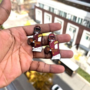 Jayden Daniels clog charm enamel pins Washington Commanders collectables perfect stocking stuffer