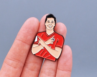 Robert Lewandowski Bayern Munich Soft Enamel Pin