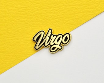 Zodiac Astrology Signs Enamel pin Virgo Horoscope