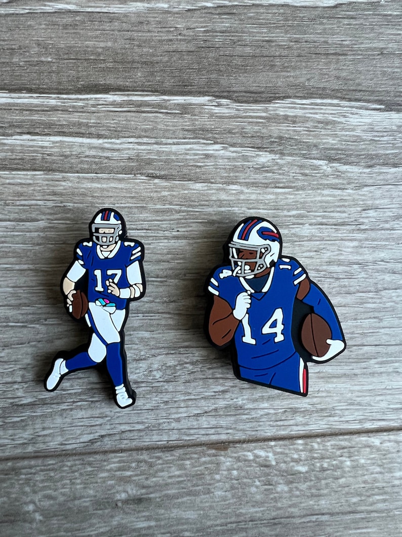 Josh Allen and Stefon Diggs Clog Charms  Limited Edition image 1