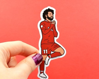 Pegatinas de Mo Salah del Liverpool FC
