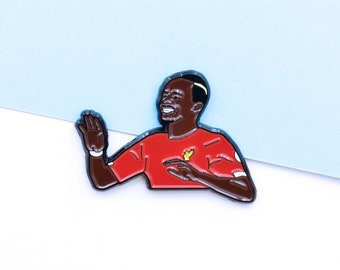 Sadio Mane Enamel Pin + 2 Stickers Liverpool FC