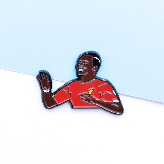 Sadio Mane Enamel Pin + 2 Stickers Liverpool FC