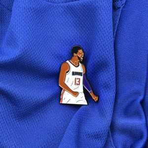 Kawhi Clippers Soft enamel pins & 2 stickers Paul George White
