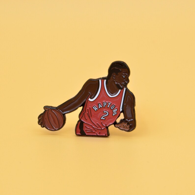 Kawhi Clippers Soft enamel pins & 2 stickers Kawhi Raptors