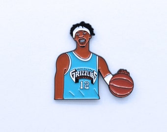 Ja Morant Memphis Grizzlies Pin + 2 Stickers