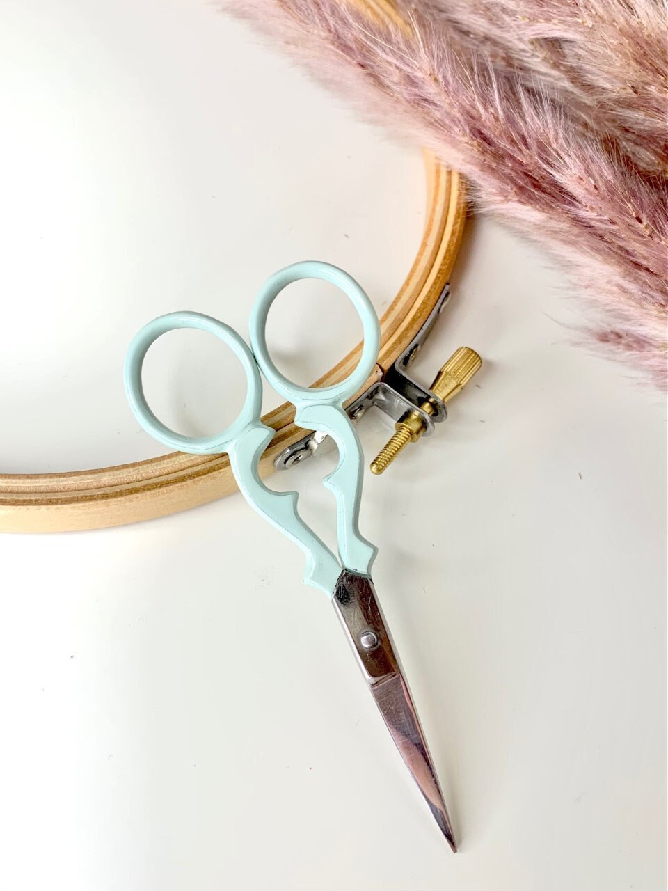 Coloured decorative embroidery sewing scissors sharp mint  etsy