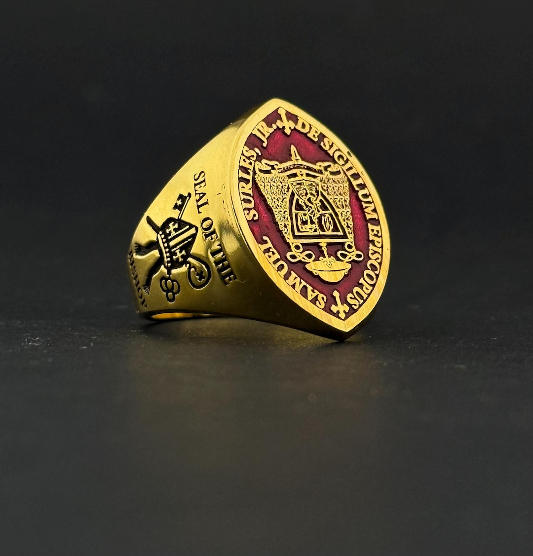 アクセサリー CARVED SEAL RING PIERCE / GOLD CARVED SEAL RING PIERCE | NIL DUE / NIL UN TOKYO