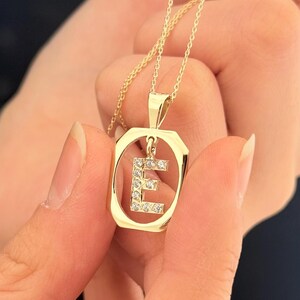 Personalized Initial Necklace - Custom Gold Letter Pendant, Dainty Jewelry Gift, Custom Initial Pendant, Unique Gift Idea for Christmas