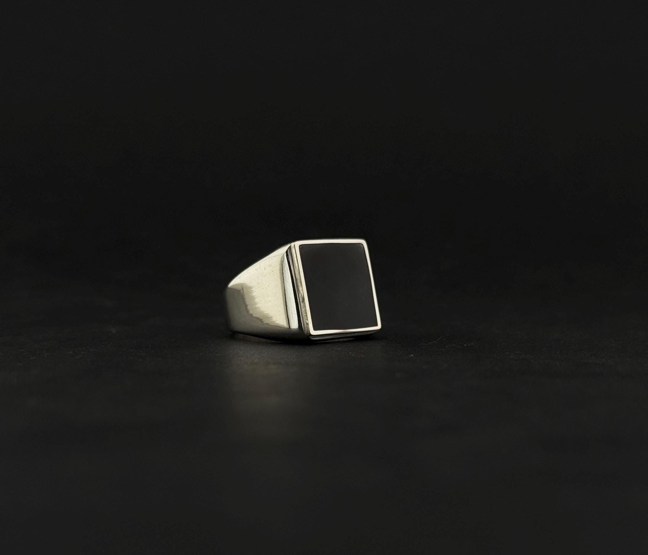 Personalized Hidden Photo Ring for Dad – Heat Sensitive Silver Ring ...