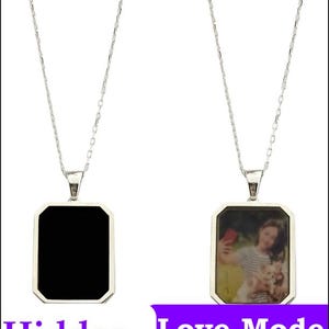 Personalized Secret Photo Necklace – Heat Sensitive Silver Pendant Reveals Hidden Image – Custom Memory Jewelry Gift for Her
