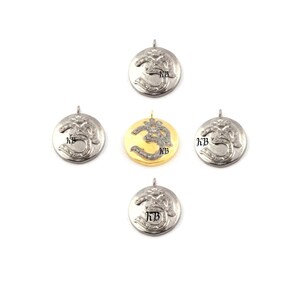 1 Pc Pave Diamond Om Disc Charm, Pave Diamond Ohm Pendant, Pave Diamond Jewelry, Pave Diamond Disc Charm Pendant, Round Disc Ohm, Om Pendant