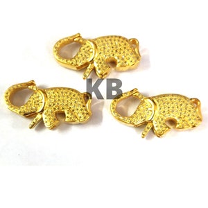 Pave Diamond Lobster Lock In 925 Sterling Silver, Pave Diamond Elephant Lock, Pave Diamond Lock, Pave Diamond Clasps, Handmade Clasps, Lock