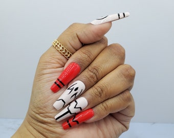 Featured image of post Hawks Mha Acrylic Nails