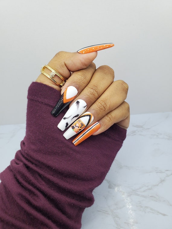 Haikyuu / Shoyo nails Anime press on nails | Etsy