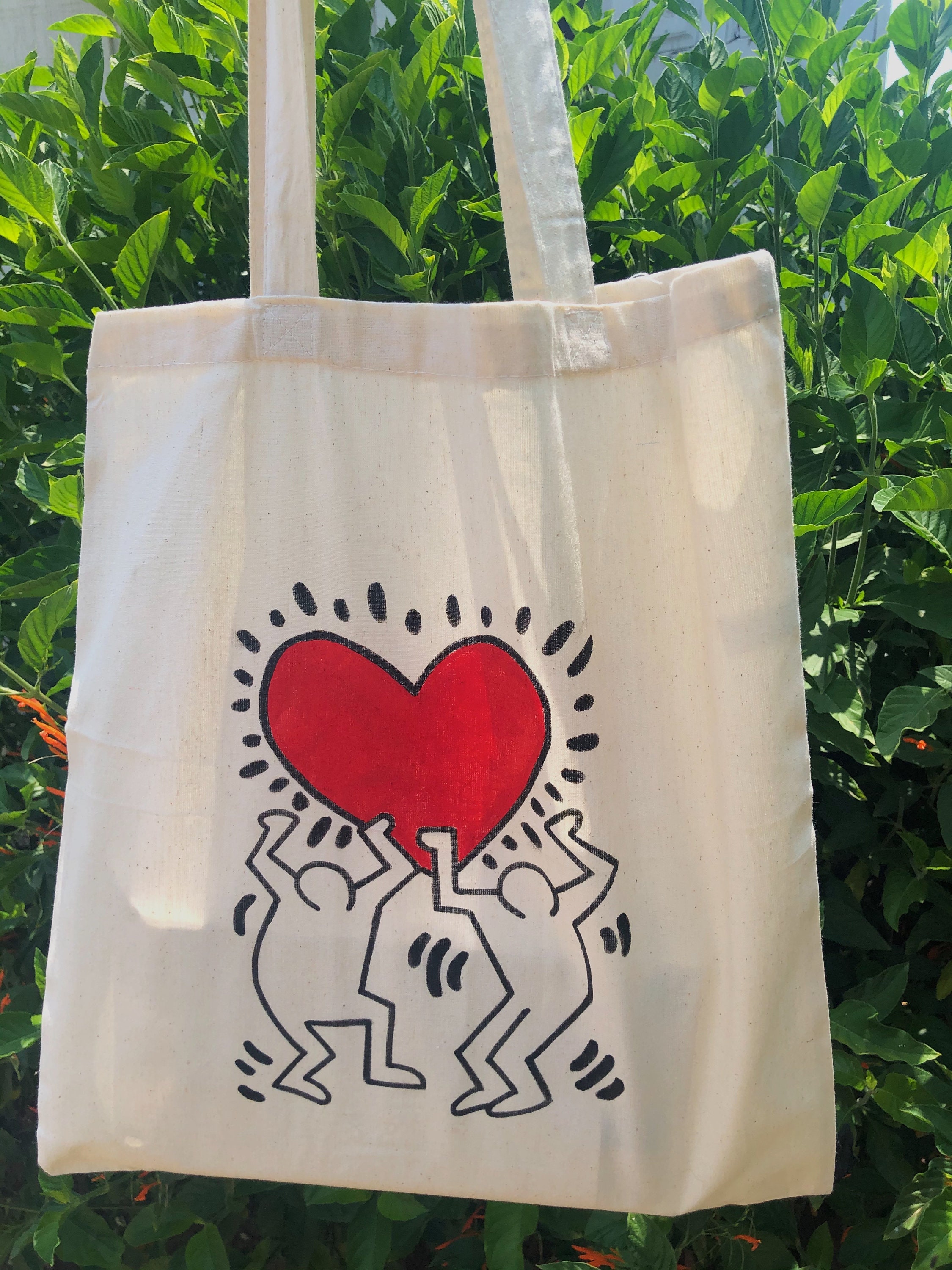 Keith Haring Canvas Bag Etsy