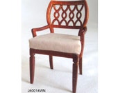 1 12 scale miniature dollhouse Sheraton arm chair by JBM J40014AU