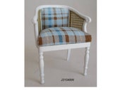 Miniature dollhouse 1 12 scale cane backed tub armchair by JBM J31049au