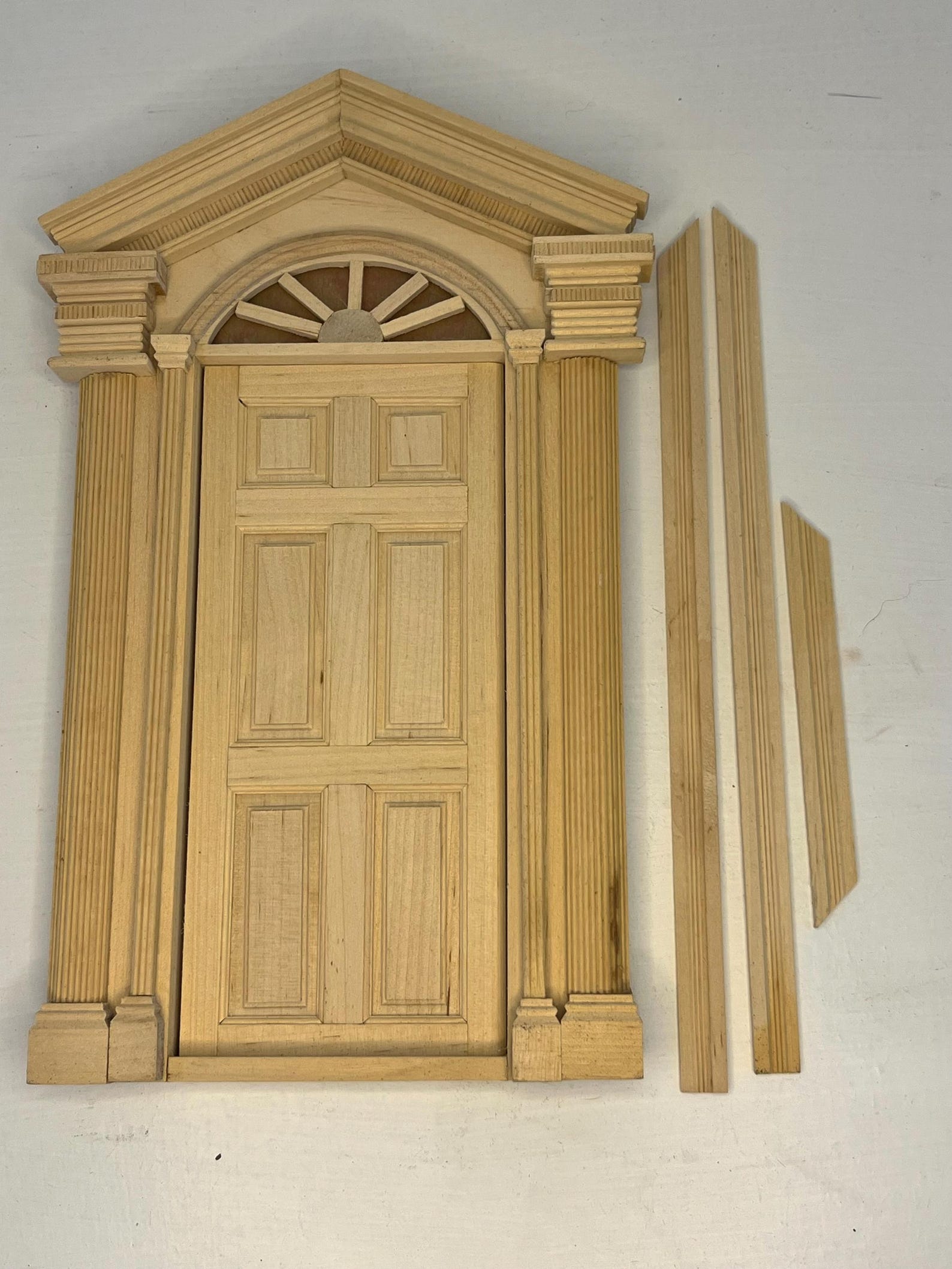 112th Scale Unfinished Dollhouse Federation Front Door DIY Etsy — free download