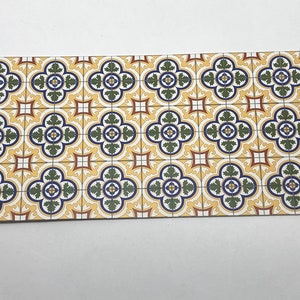 1:12 scale miniature dollhouse mosaic border floor or wall tile  34122