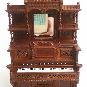 Miniature dollhouse Victorian Parlour Pump Organ JBM J9089/90