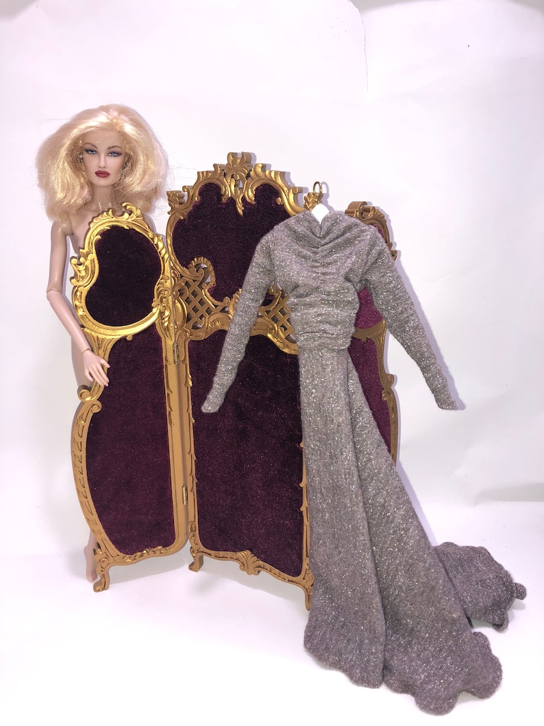 1:6 scale Screen or room divider by JBM for Blythe Fashion Royal Barbie