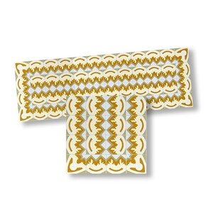 1:12 scale miniature dollhouse mosaic border floor or wall tile  34171