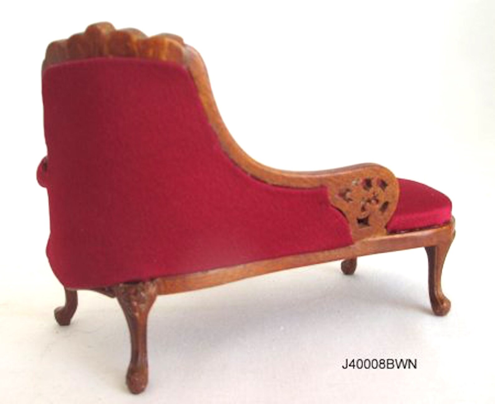 Miniature dollhouse 112 scale Louis XV chaise lounge bed by Etsy