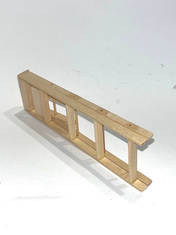 Kit d'affichage de véranda miniature en bois 1:12 pour maison de poupée