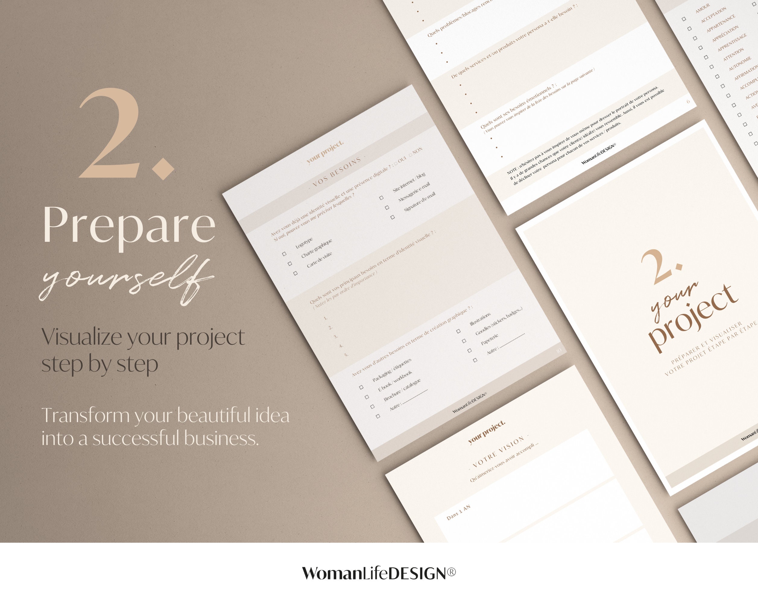 Branding Workbook FULL KIT I Build Your Heartfelt Brand Step by Step I ...