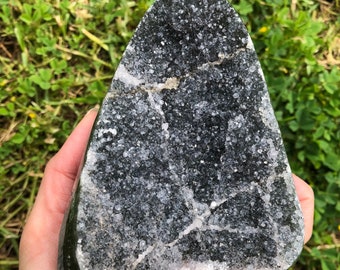 Grey Amethyst Cluster / Amethyst Cluster / Natural Crystal / Healing Crystal