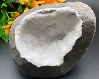 Apophyllite Geode / Natural Apophyllite / Healing Crystal