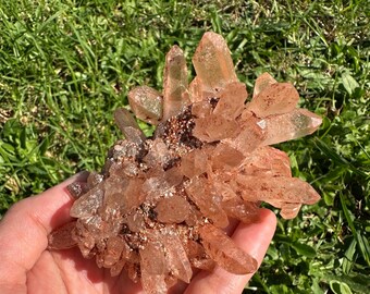 Quartz Crystal Cluster / Natural Quartz Cluster / Healing Crystal